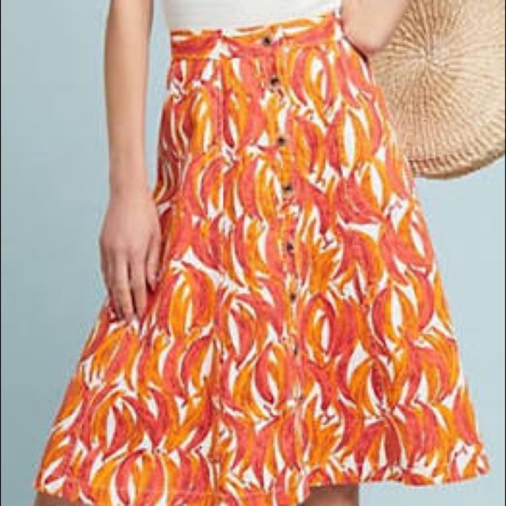 Maeve banana print skirt EUC